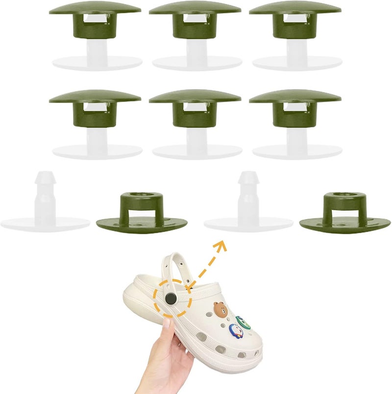 KOTESLLOE 8 Sets Replacement Rivets for Crocs, Replacement Parts for Crocs - Image 1